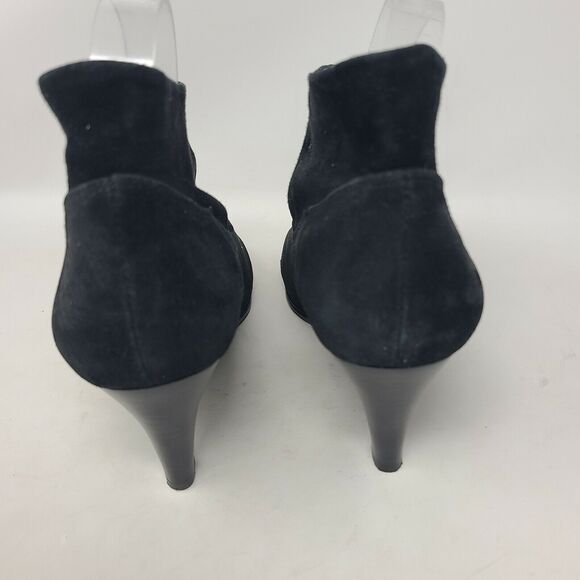 Kelsi Dagger Brooklyn Women's Size 10 Black Suede Leather Round Toe Ankle Boots - Picture 4 of 8